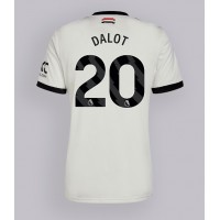 Manchester United Diogo Dalot #20 Tretí futbalový dres 2024-25 Krátky Rukáv